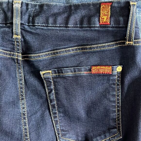 7 For All Mankind Skinny Jeans Sz 29 - Picture 8 of 10